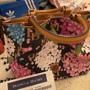 Dooney & Bourke Black Floral Tote